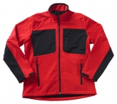 Lagos softshell strechjack signaalrood/zwart 