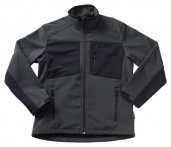 Lagos softshell strechjack donkerantraciet/zwart  