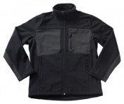 Lagos softshell strechjack zwart/donkerantraciet 