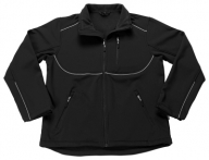 Tampa softshell stretchjack kleur zwart  