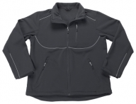 Tampa Softshell Stretchjack Kleur Donkerantraciet  